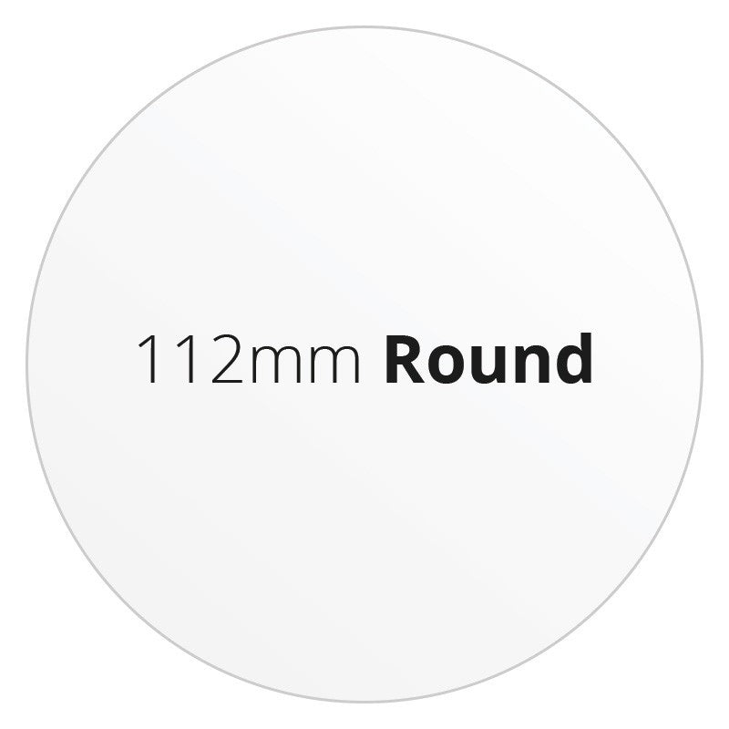 112mm Round - Premium Paper - Printed Labels & Stickers - StickerShop