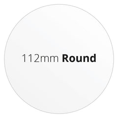 112mm Round - Premium Paper - Printed Labels & Stickers