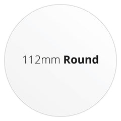 112mm Round - Premium Paper - Printed Labels & Stickers