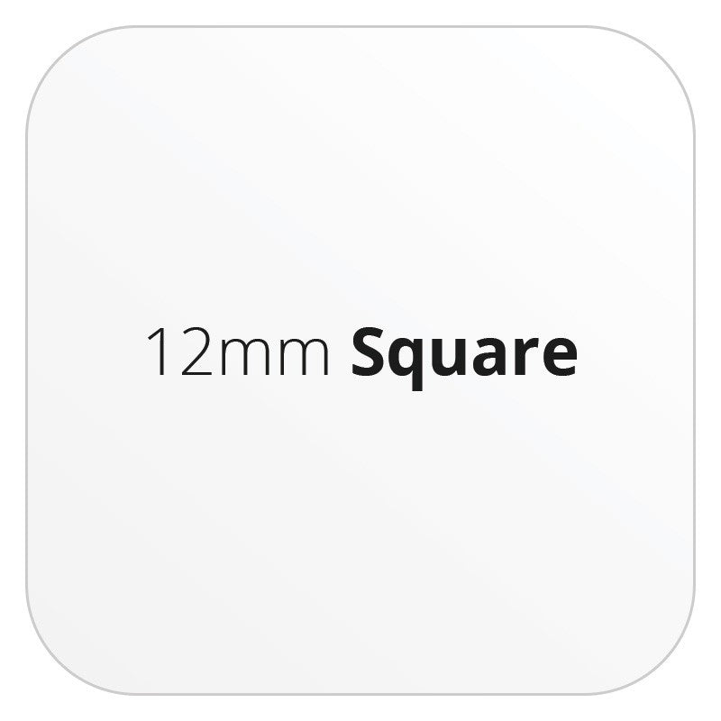 12mm Square - Premium Paper - Printed Labels & Stickers - StickerShop