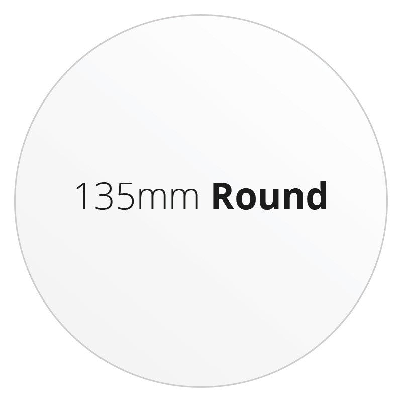 135mm Round - Premium Paper - Printed Labels & Stickers - StickerShop