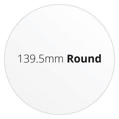 139.5mm Round - Premium Paper - Printed Labels & Stickers