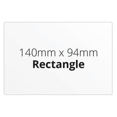 140mm x 94mm Rectangle - Premium Paper - Printed Labels & Stickers