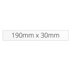 190mm x 30mm Rectangle - Premium Paper - Printed Labels & Stickers