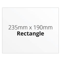 235mm x 190mm Rectangle - Premium Paper - Printed Labels & Stickers