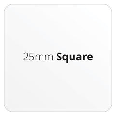 25mm Square - Premium Paper - Printed Labels & Stickers
