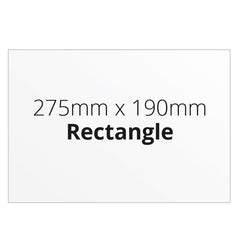 275mm x 190mm Rectangle - Premium Paper - Printed Labels & Stickers