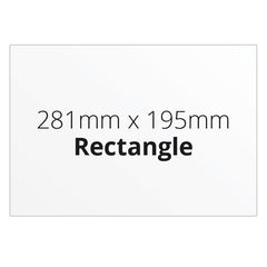 281mm x 195mm Rectangle - Premium Paper - Printed Labels & Stickers
