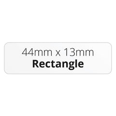 44mm x 13mm Rectangle - Premium Paper - Printed Labels & Stickers