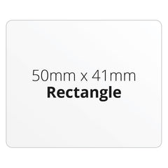 50mm x 41mm Rectangle - Premium Paper - Printed Labels & Stickers