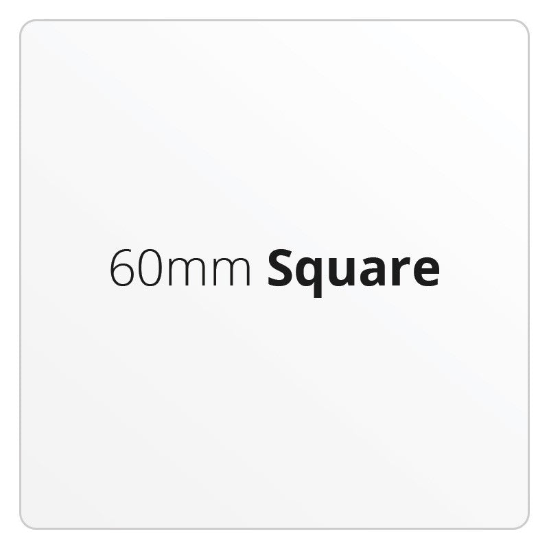 60mm Square - Premium Paper - Printed Labels & Stickers - StickerShop