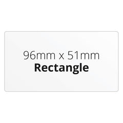 96mm x 51mm Rectangle - Premium Paper - Printed Labels & Stickers