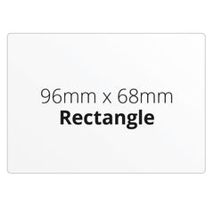 96mm x 68mm Rectangle - Premium Paper - Printed Labels & Stickers
