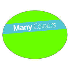 Oval - Fluorescent Vinyl - Printed Labels & Stickers