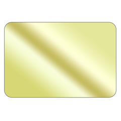 Rectangle - Mirrored Gold Vinyl - Printed Labels & Stickers