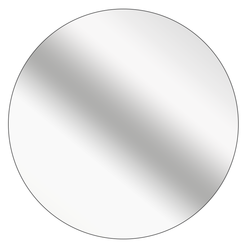 Round - Mirrored Silver Vinyl - Printed Labels & Stickers - StickerShop