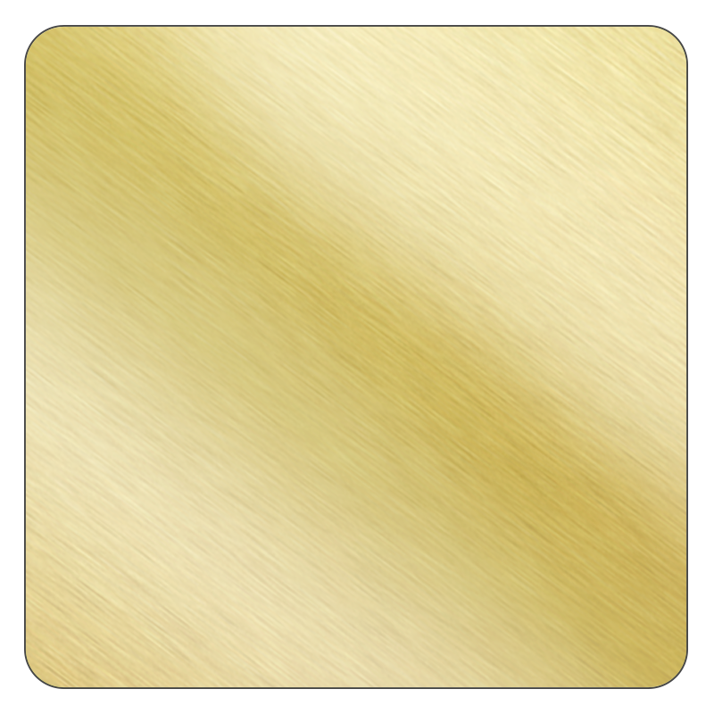 Square - Brushed Gold Vinyl - Printed Labels & Stickers - StickerShop