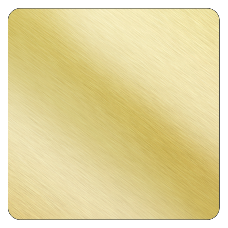 Square - Brushed Gold Vinyl - Printed Labels & Stickers