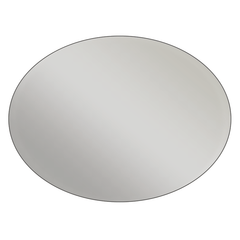 Oval - Metallic Silver Vinyl - Printed Labels & Stickers