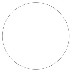 Round - White Window Cling - Printed Labels & Stickers