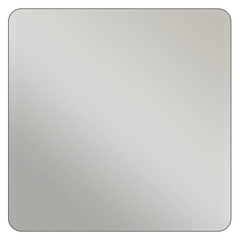 Square - Metallic Silver Vinyl - Printed Labels & Stickers