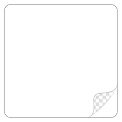 Square - Durable White Laminated Vinyl - Printed Labels & Stickers