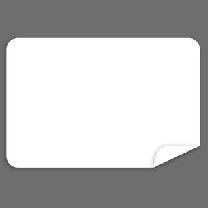 White Waterproof Vinyl Waterproof Stickers Stickershop