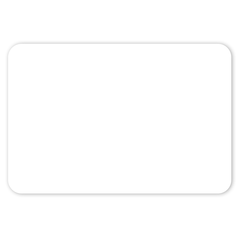 Red Rectangle Line Sticker Labels on a Roll | Roll Stickers | StickerShop