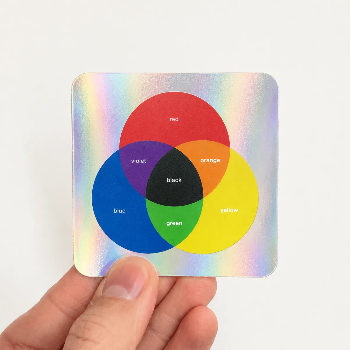 Rainbow holographic vinyl